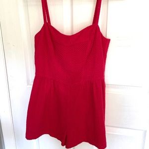 Red/pink romper